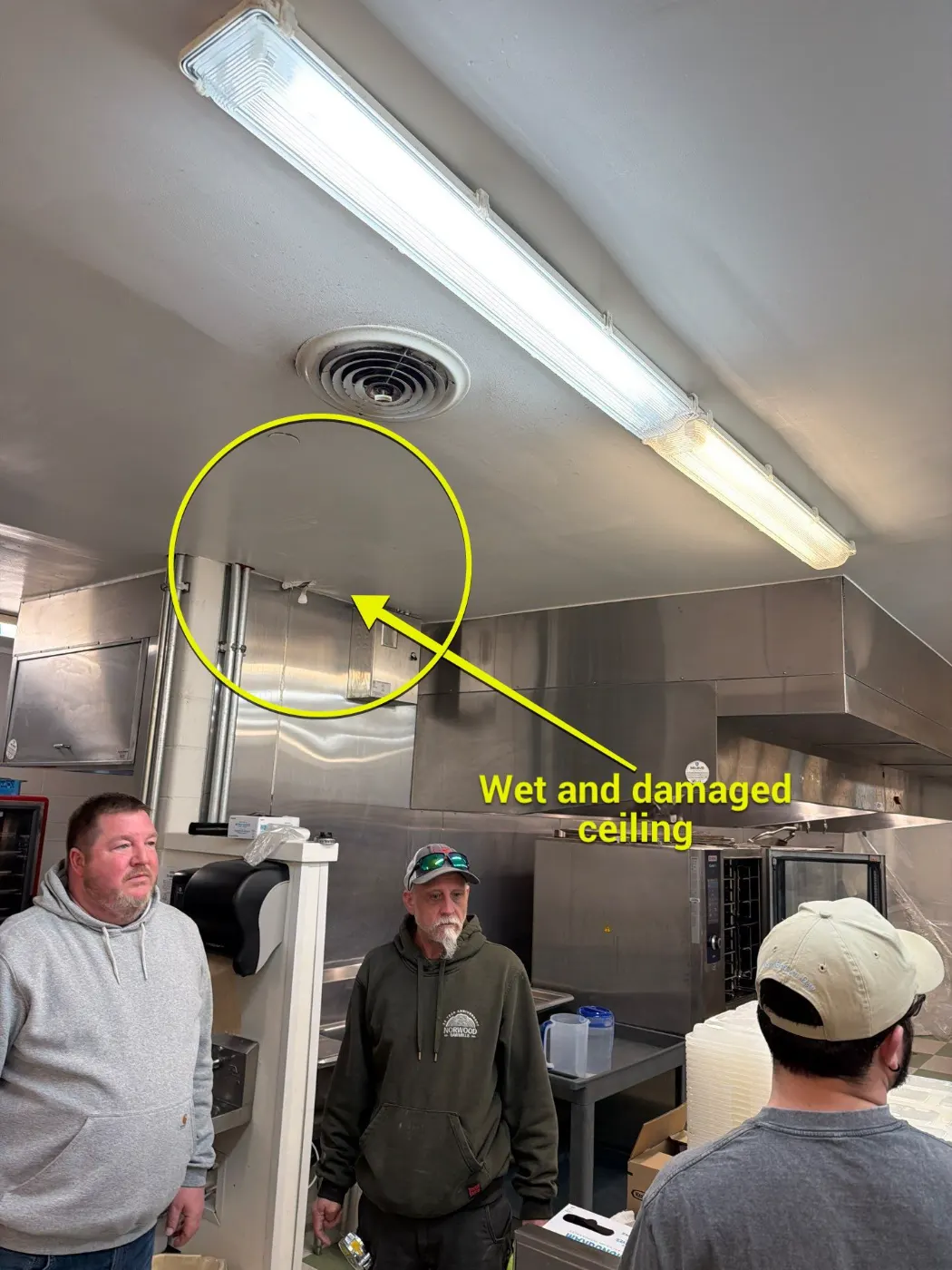 Large-scale water extraction in Hadley Hills business space